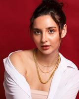 Herringbone Chain Gold 22" 56cm