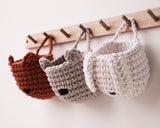 Crochet Bunny Basket | IVORY