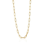 Paperclip Chain Necklace Gold (Large)