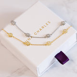 Icelyn Star Choker Necklace | 18K Gold Plated