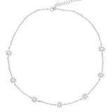Icelyn Star Choker Necklace | 925 Sterling Silver