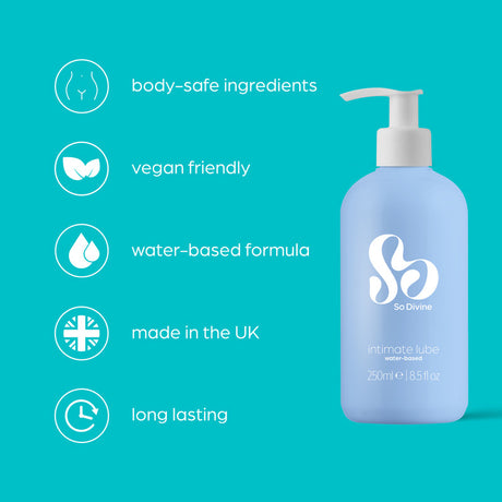 So Divine Water-Based Lubricant - 250ml