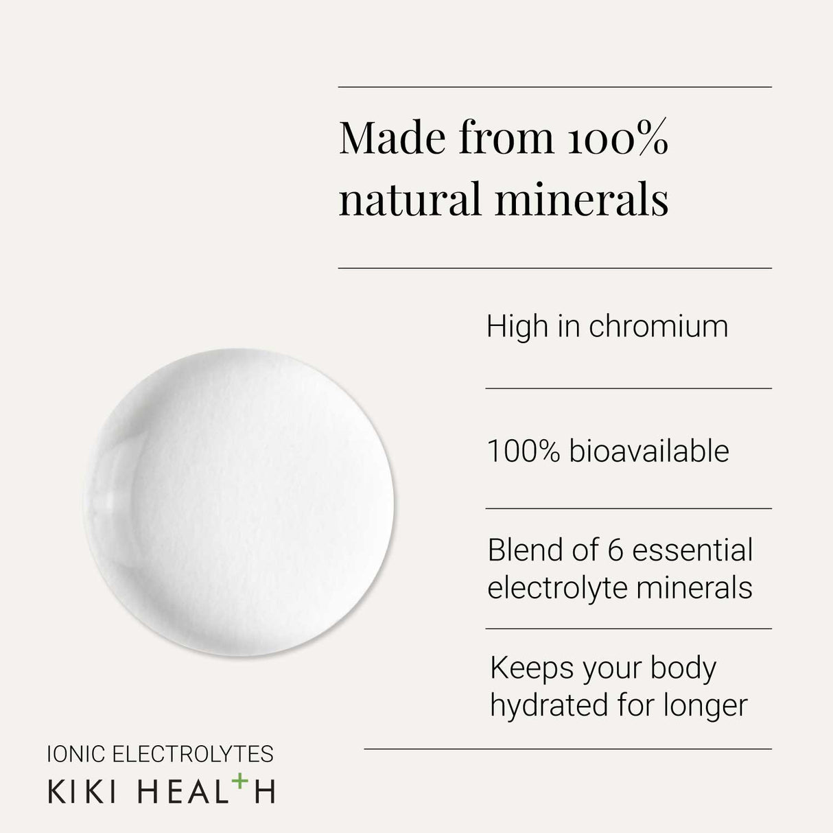 Kiki Health Ionic Electrolytes Liquid Concentrate - 50ml