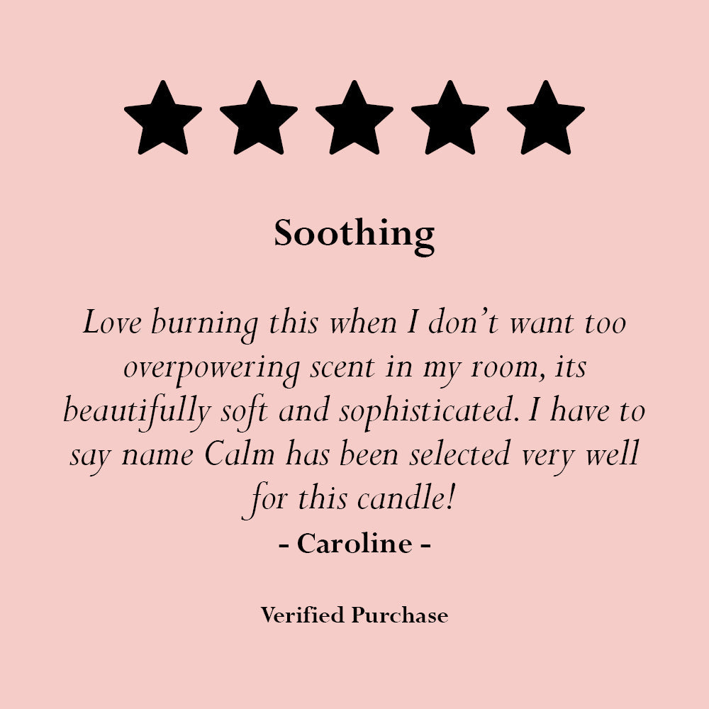 Large Scented Calm Candle