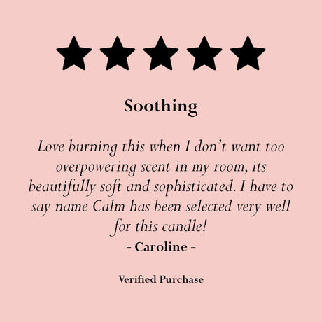 Large Scented Calm Candle