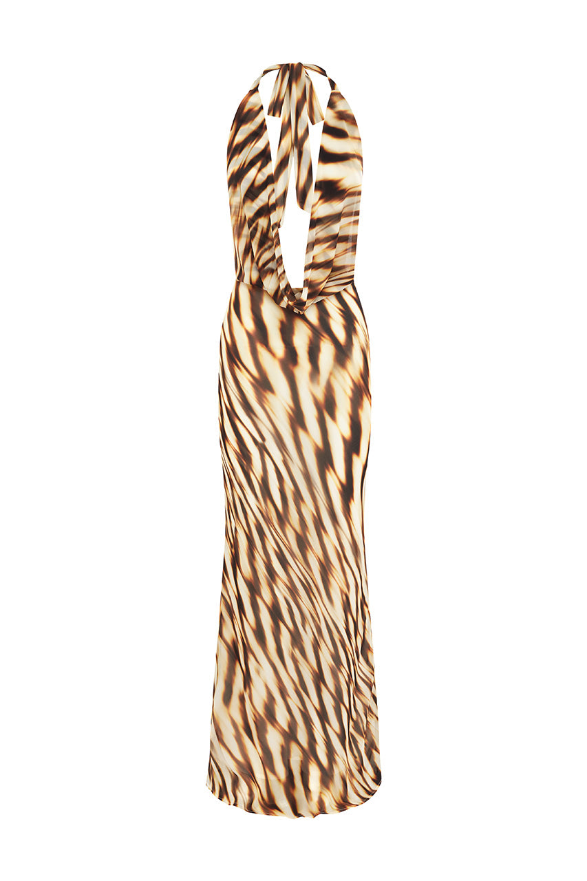 Runaway the Label LEXIE MAXI DRESS - ARIZONA CHOC