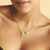 Star Gaze North Star Necklace Gold