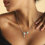 Star Gaze North Star Necklace Silver
