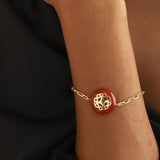 Melange Bracelet Red Carnelian