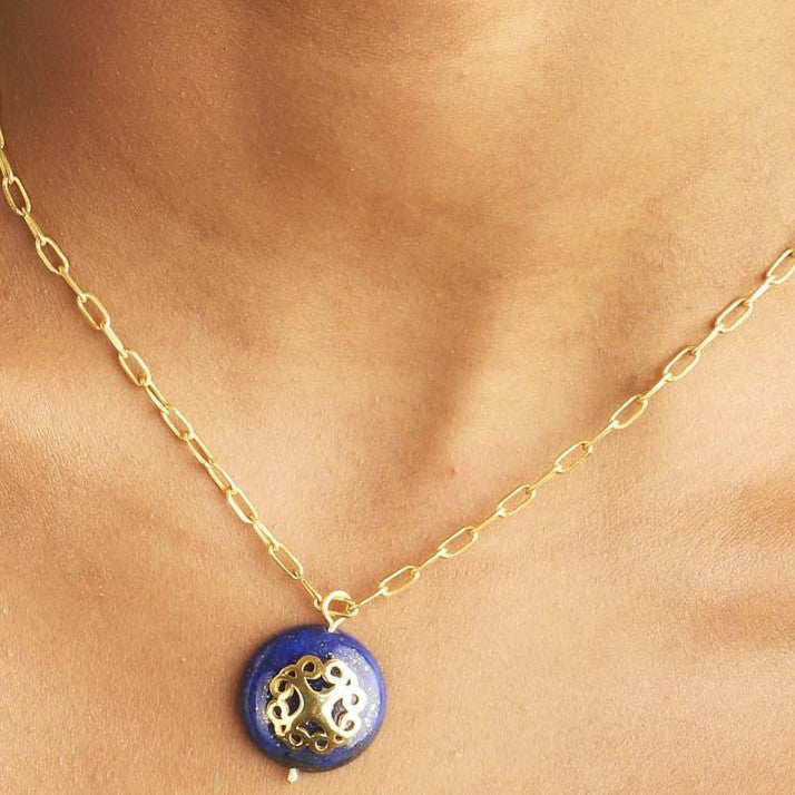 Melange Necklace Blue Lapis