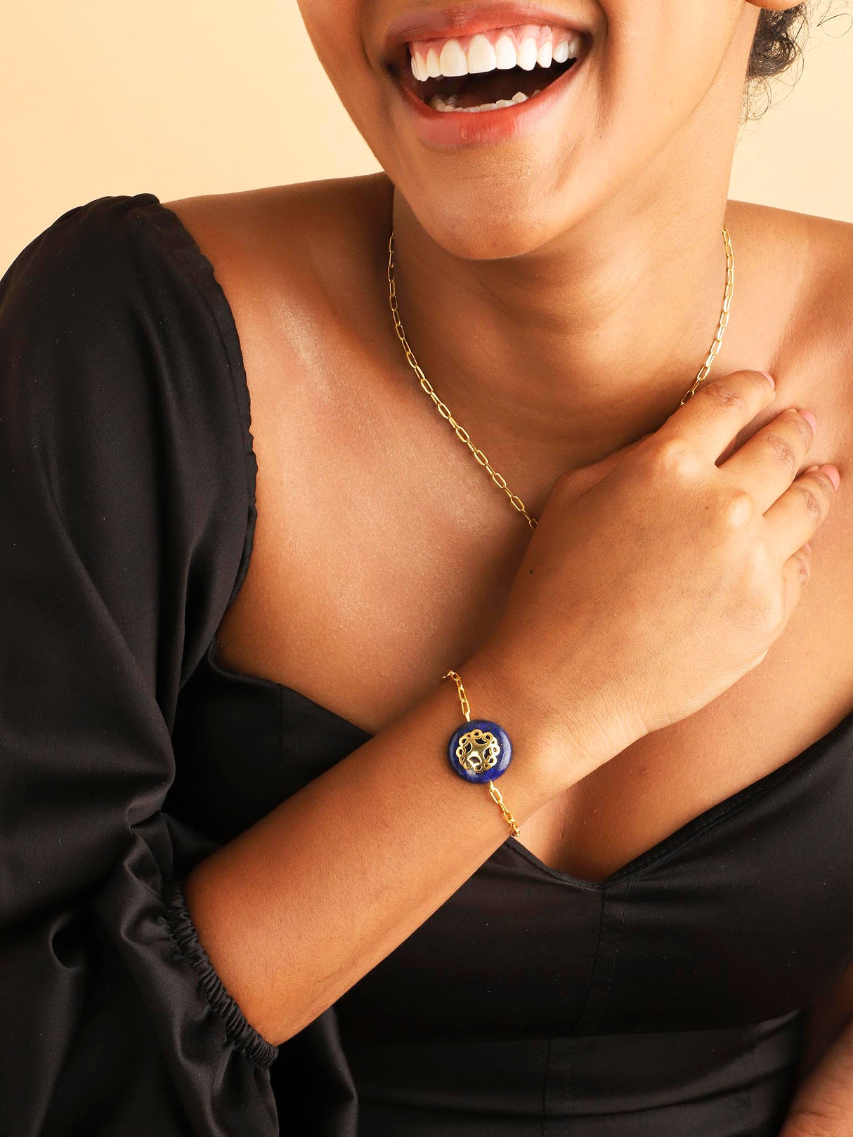 Melange Necklace Blue Lapis