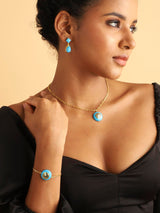 Melange Necklace Turquoise