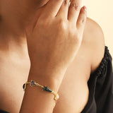 Stellar Elegance -  7 Healing Stones Bracelet