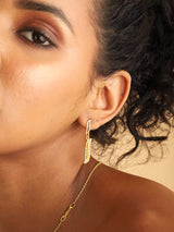 Asymmetric Earrings - Cubic Zirconia "Wave Symphony"