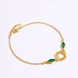 Filigree Green Onyx Bracelet