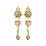 Timeless Radiance With Labradorite Earring