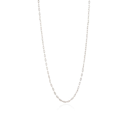 Paperclip Chain Necklace (Xsmall) Silver