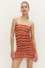 The Lola Strapless - Coral