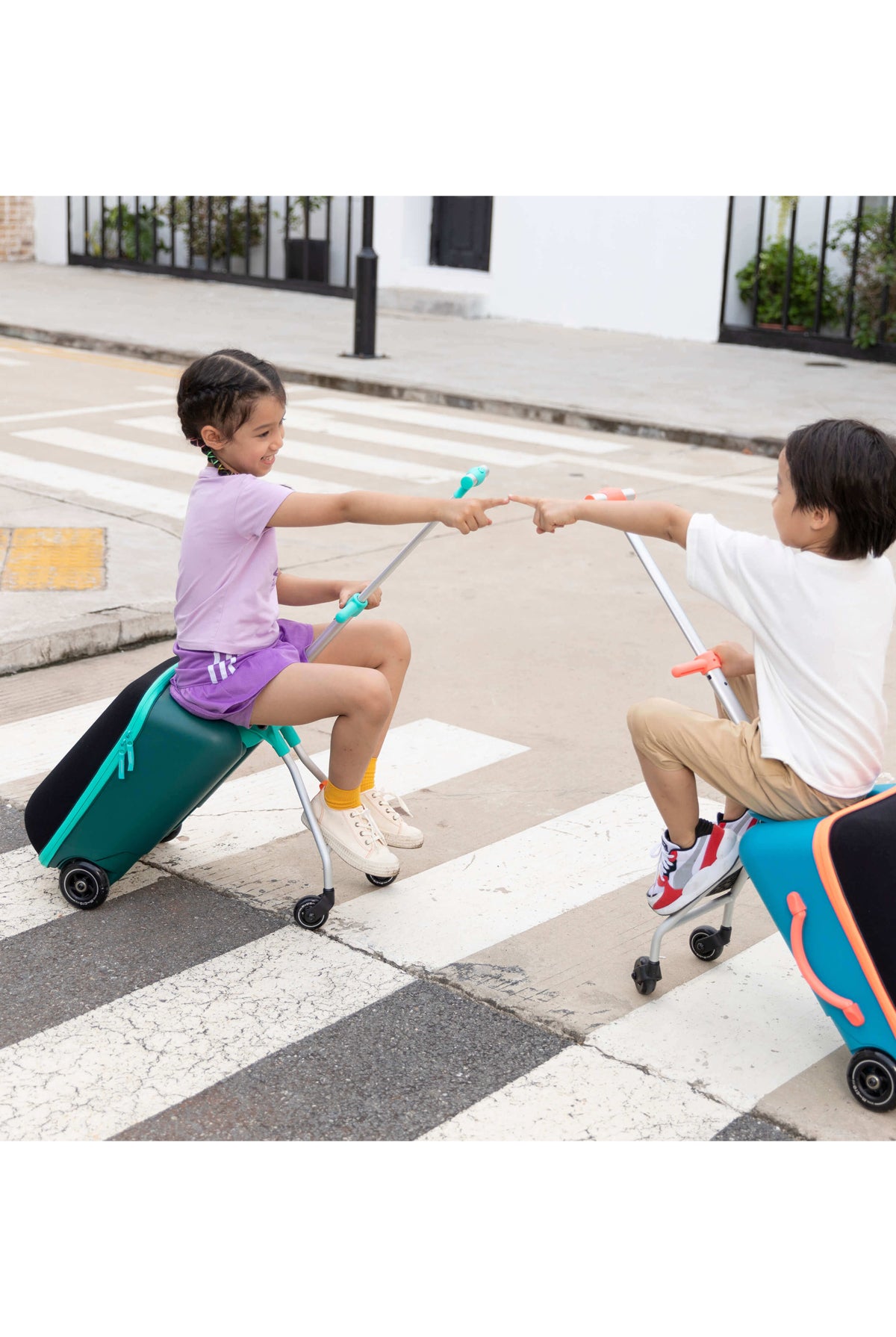 Trike Suitcase: Teal Green