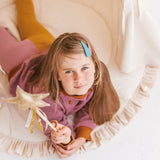 MINICAMP Kids Playmat With Ruffled Border in Ecru