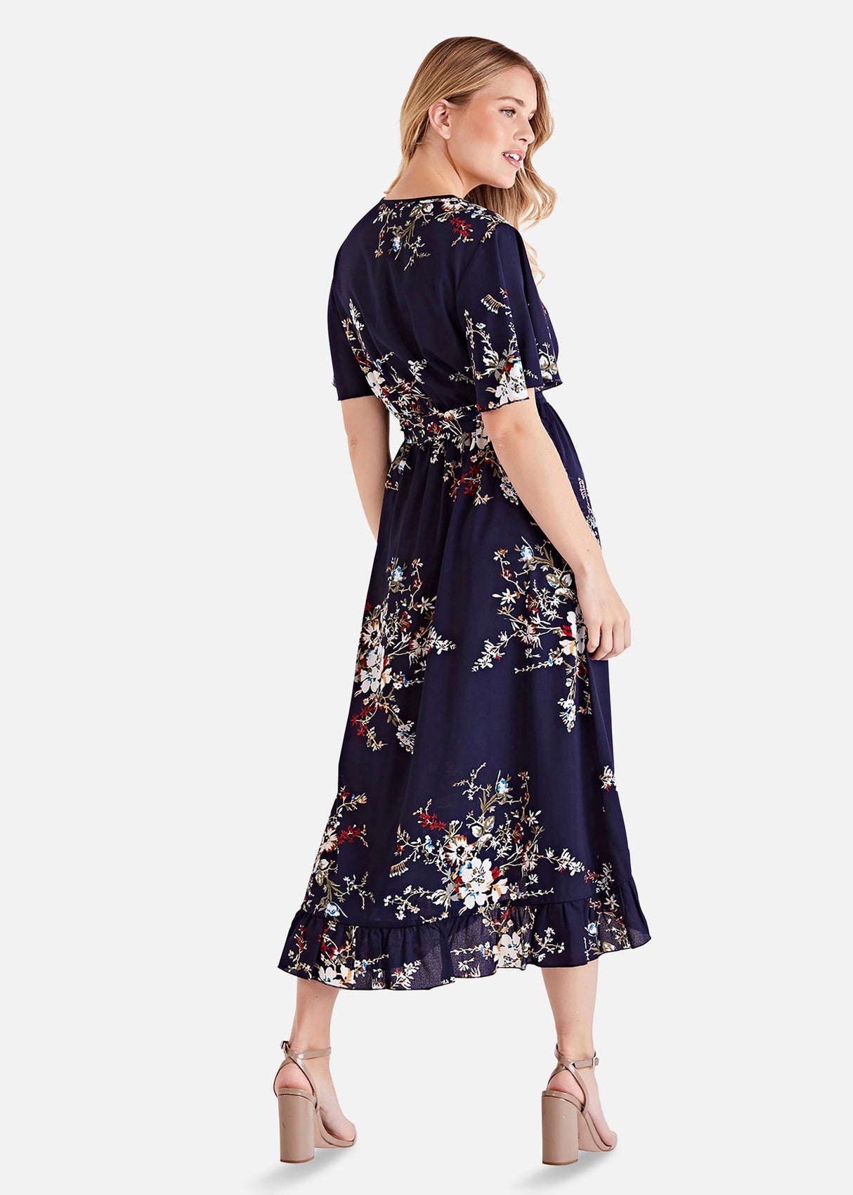Dipped Hem Maxi Dress