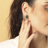 Malachite Jewellery Set "Stellar Elegance"