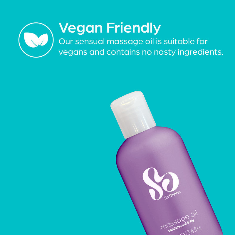So Divine Sandalwood & Fig Sensual Massage Oil 100ml