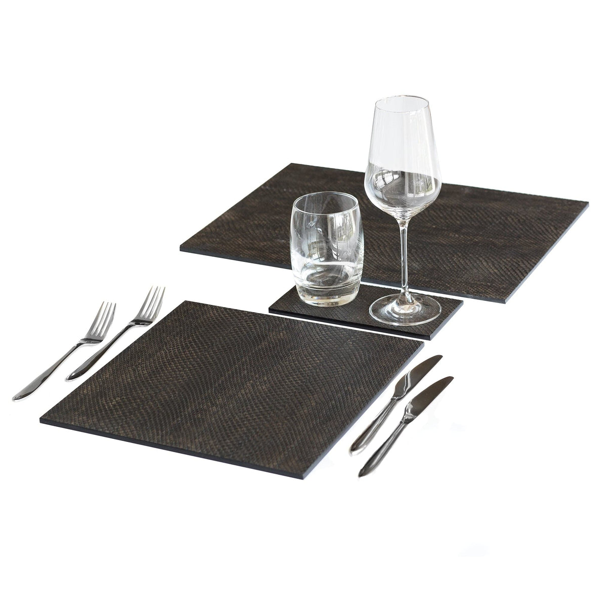 Matbox Clear - Faux Boa Charcoal