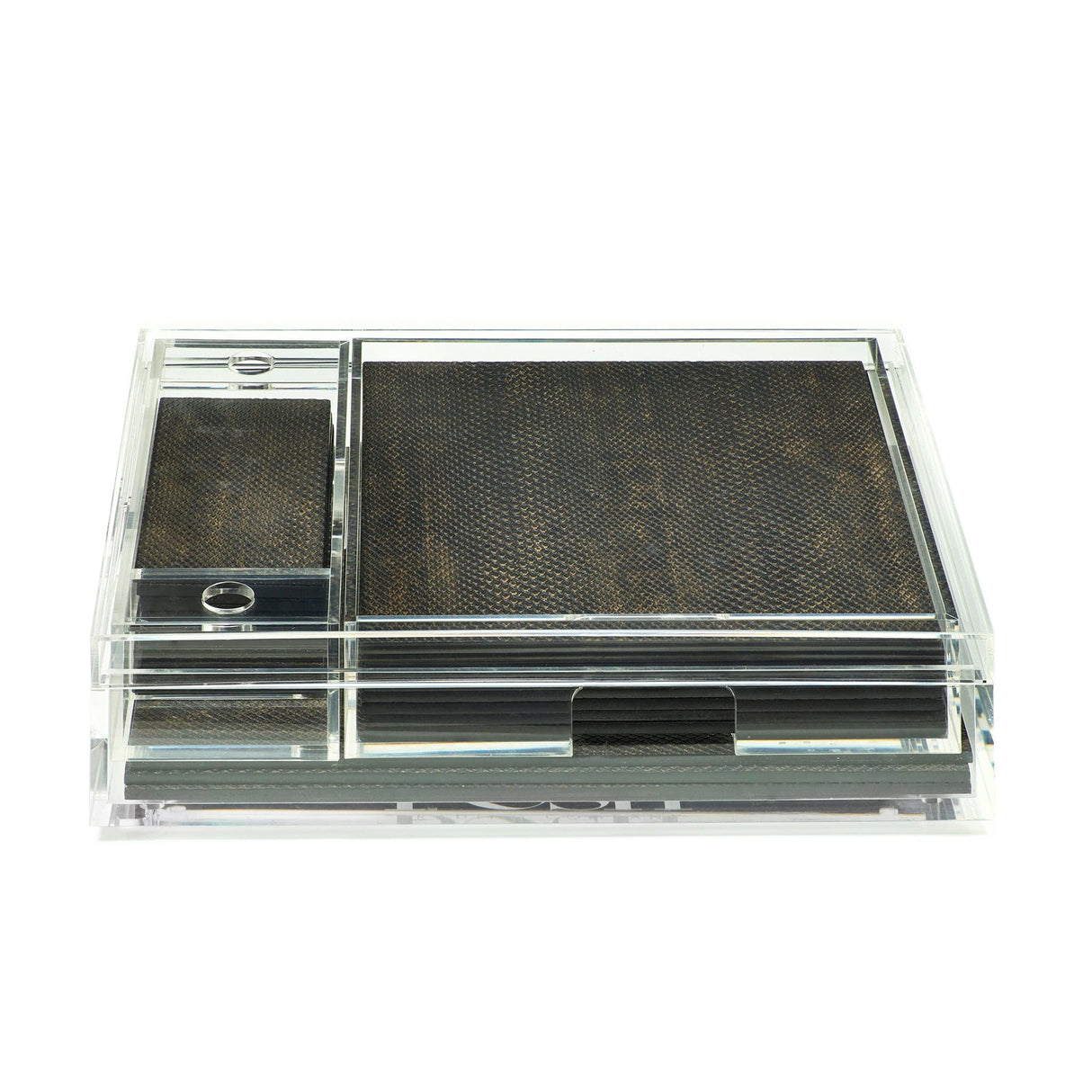 Matbox Clear - Faux Boa Charcoal