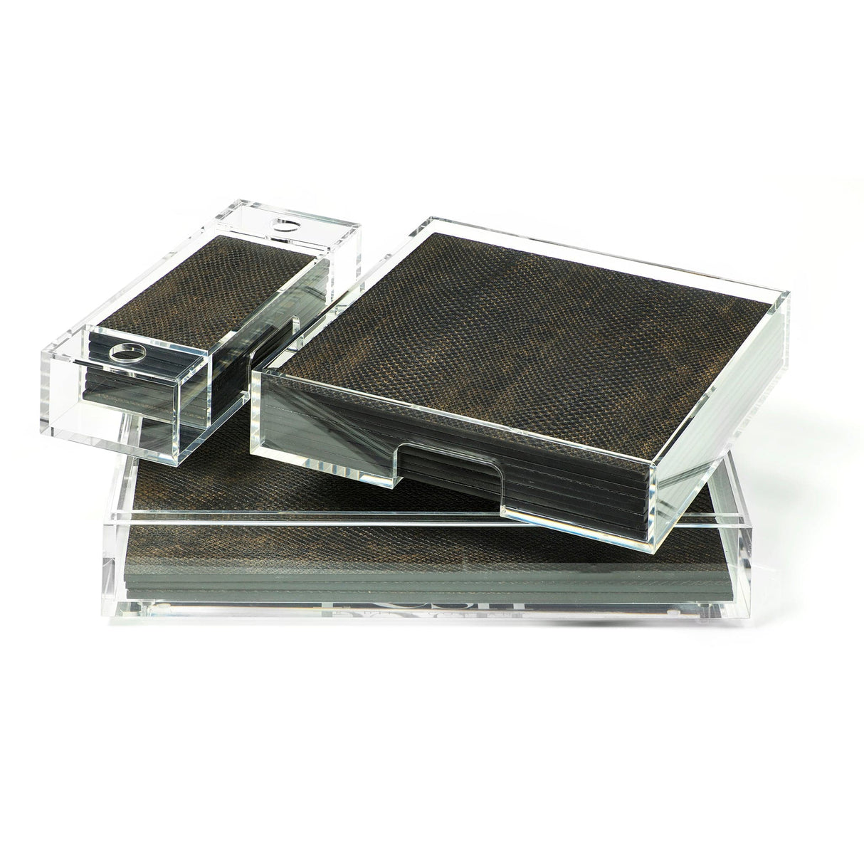 Matbox Clear - Faux Boa Charcoal