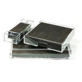 Matbox Clear - Faux Boa Charcoal