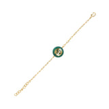 Melange Bracelet Green Onyx