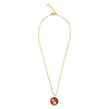 Melange Necklace Red Carnelian