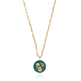 Melange Necklace Green Onyx