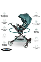 The Micro Lightweight Stroller 360: Green Matcha