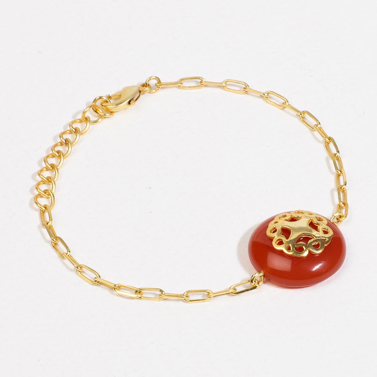 Melange Bracelet Red Carnelian