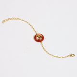 Melange Bracelet Red Carnelian