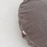 MINICAMP Boucle Fabric Kids Floor Cushion in Grey