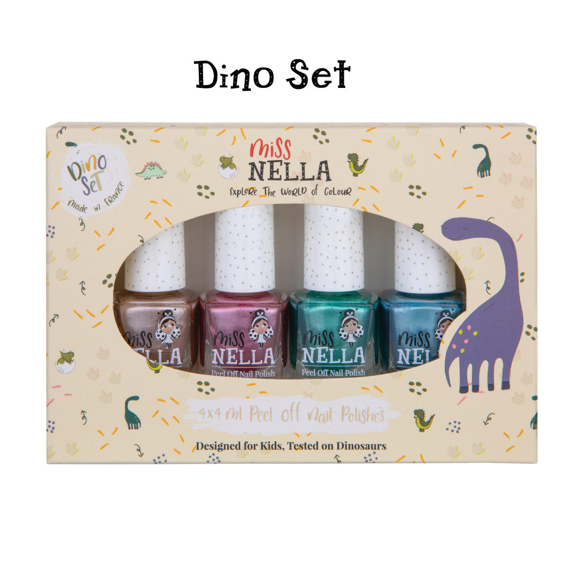 Choose Your Style: Versatile 4-Pack Kids' Nail Polish Set
