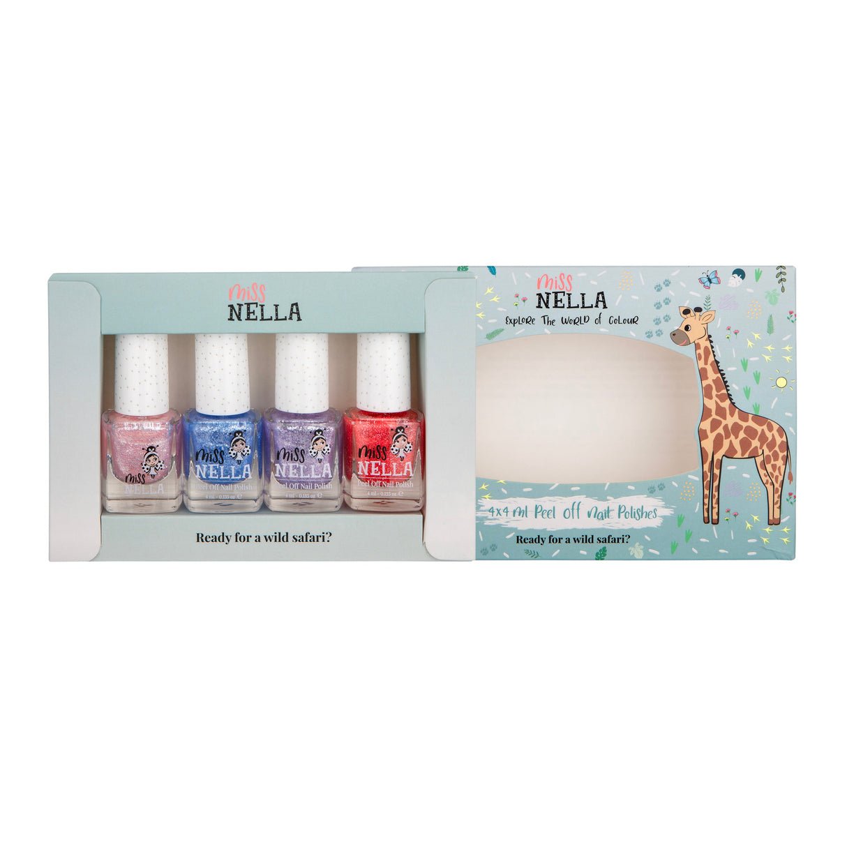 Choose Your Style: Versatile 4-Pack Kids' Nail Polish Set
