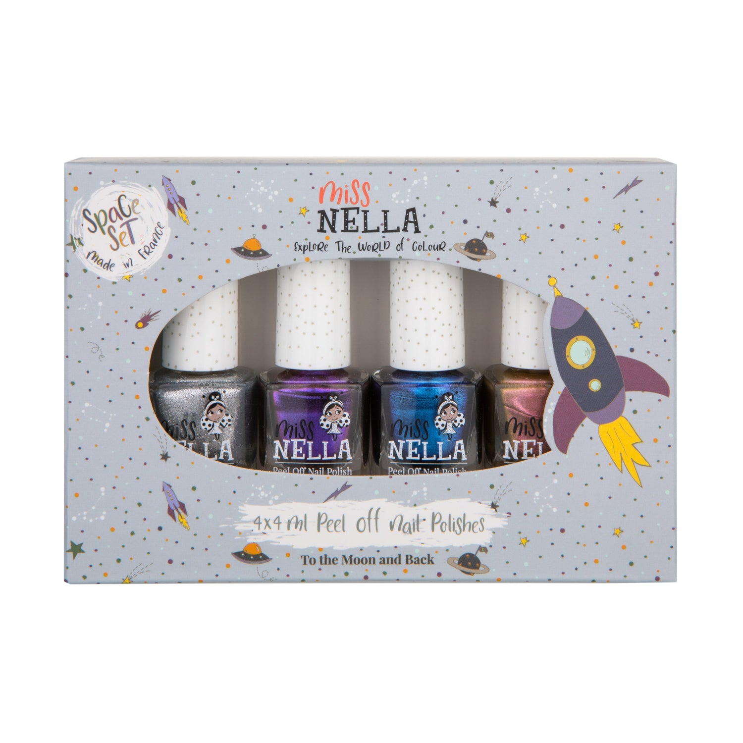 Space Collection 4-Pack Kids' Nail Polish Set