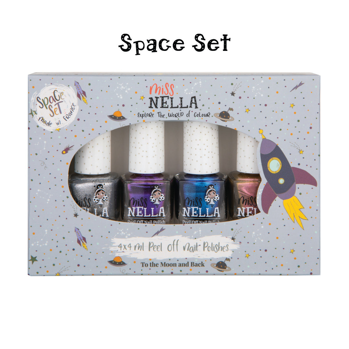 Choose Your Style: Versatile 4-Pack Kids' Nail Polish Set