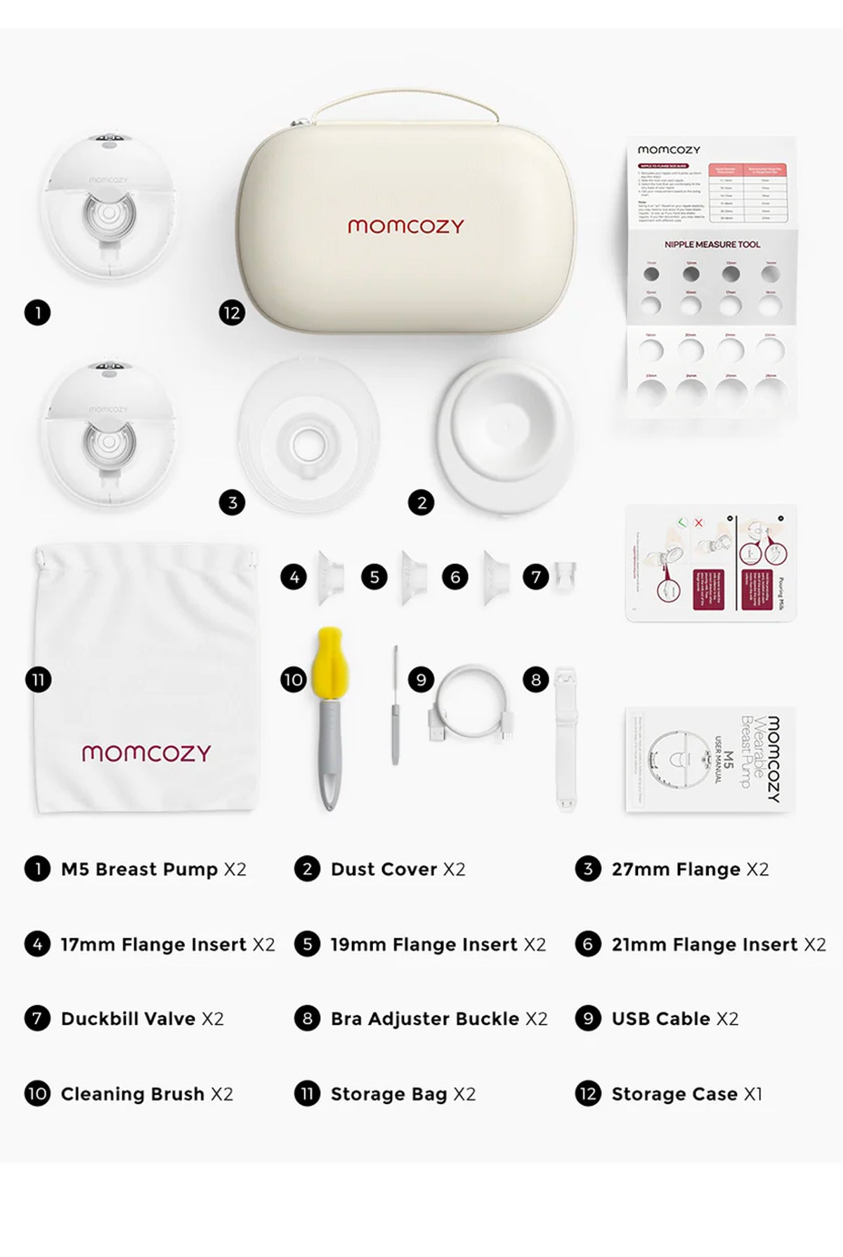 Momcozy M5 Double Wearable Electric Breast Pump