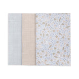Organic Baby Muslin Squares Set of 3 - Nature Trail