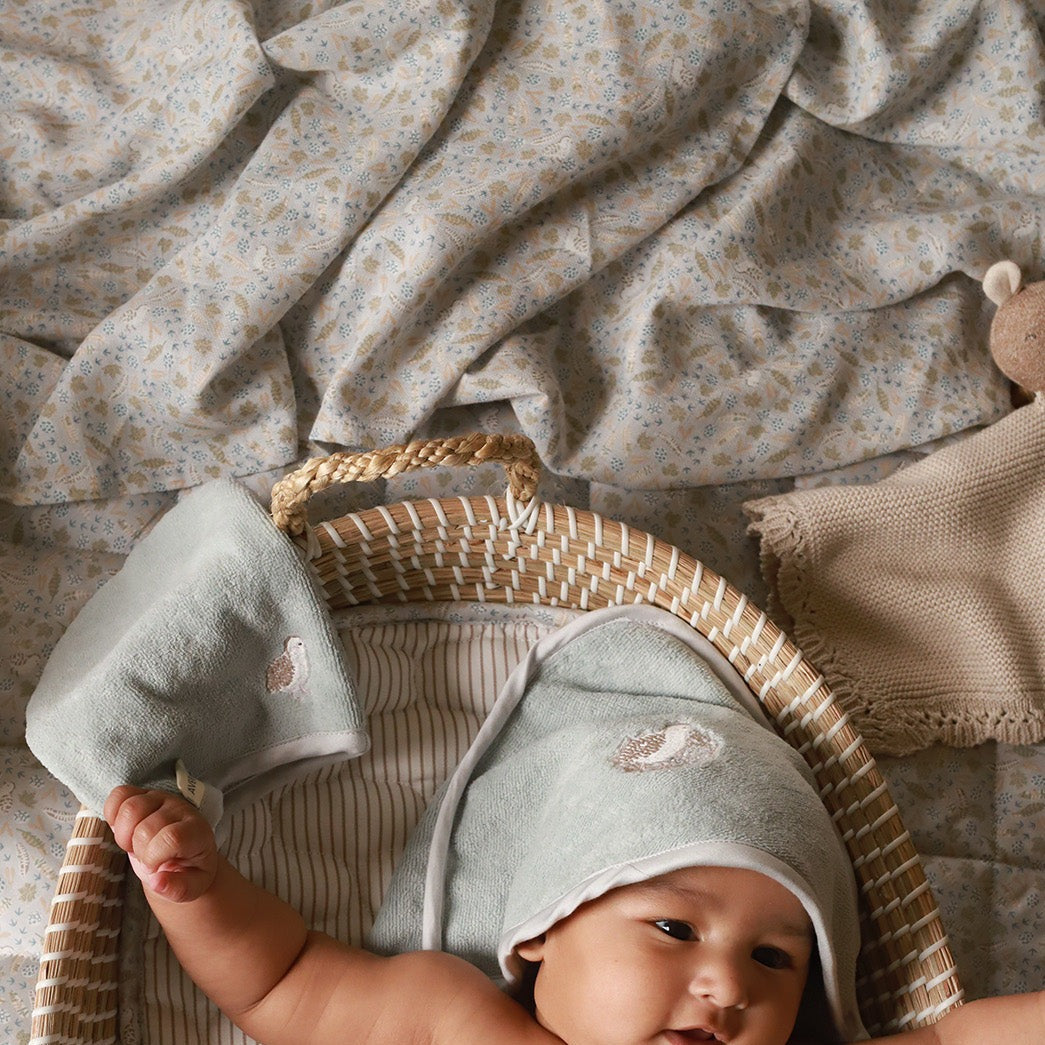 Organic Baby Muslin Swaddle - Nature Trail