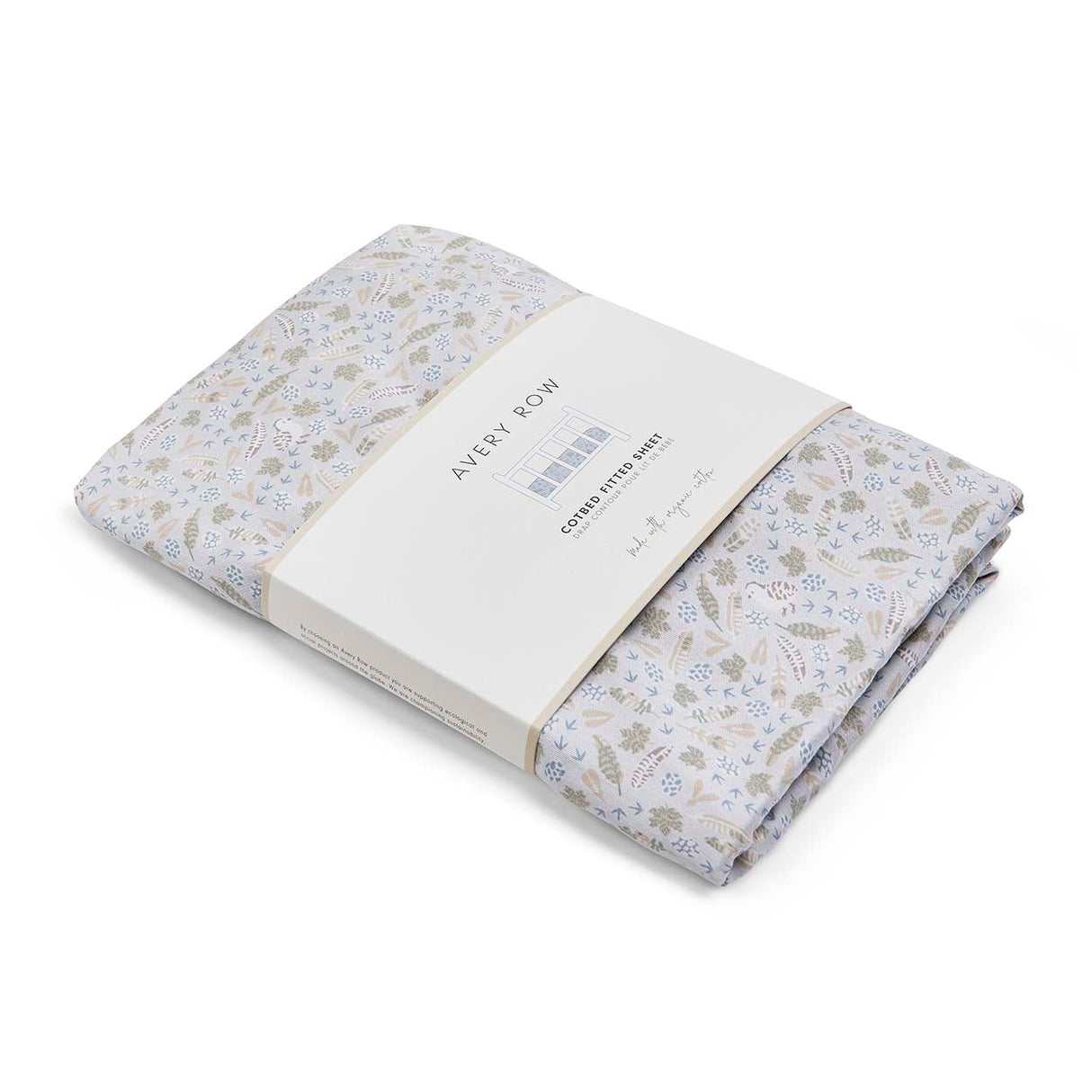 Cotbed Fitted Sheet - Nature Trail