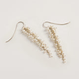 Delicate Silver Pearl Drops