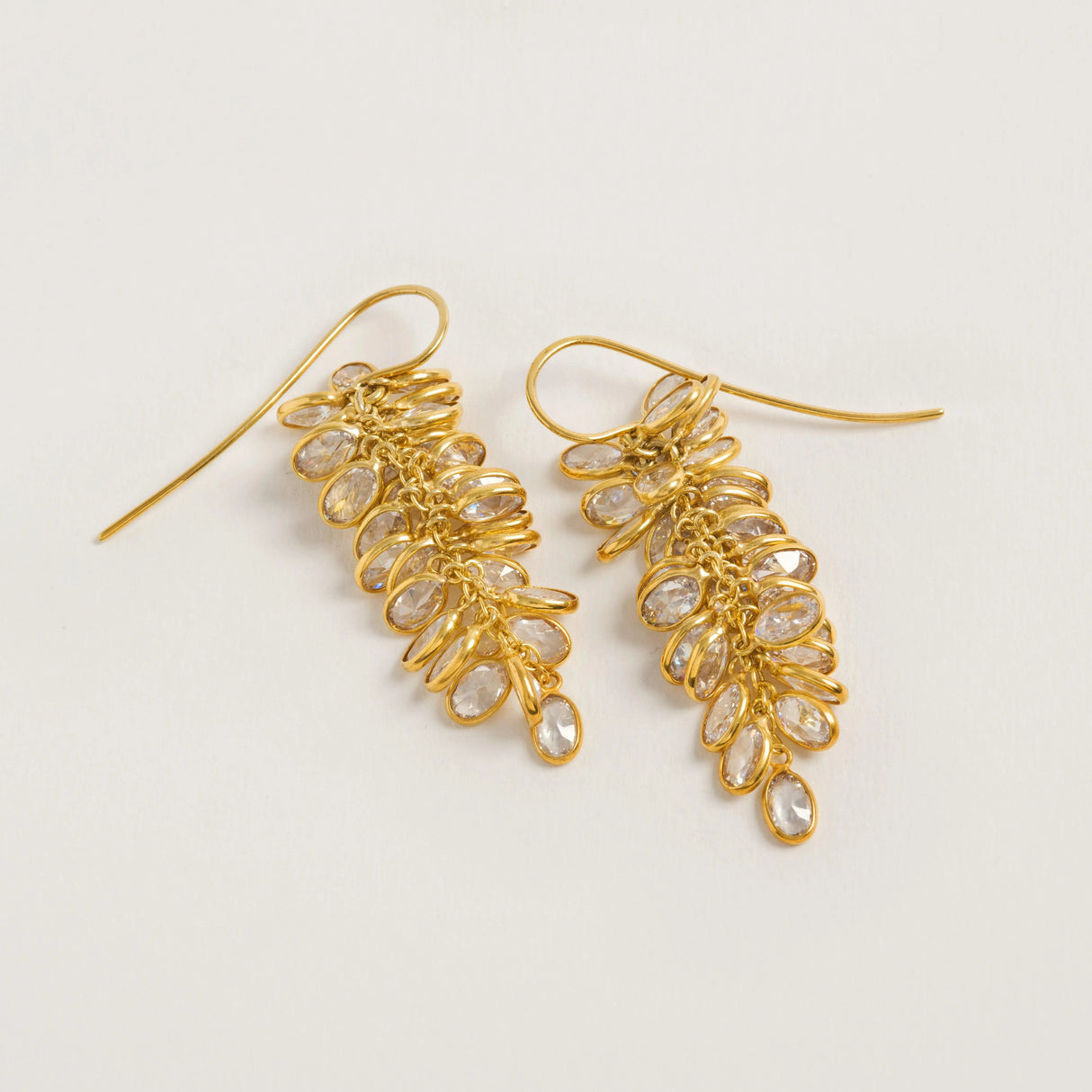 Gold Midi Crystal Drops
