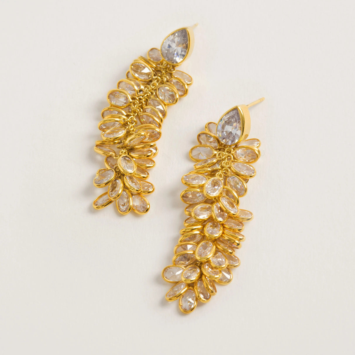 Gold Crystal Long Drops