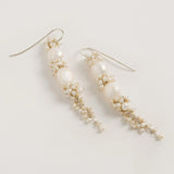 Silver Baroque Pearl Long Drops